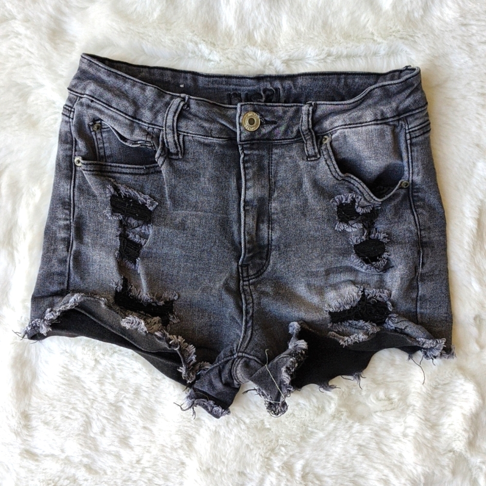 Denim shorts